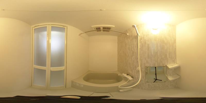 パノラマ画像バスルーム