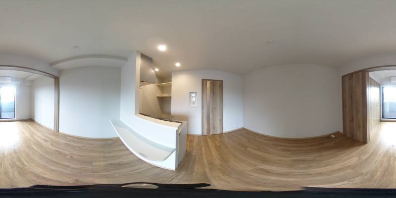 パノラマ画像リビング