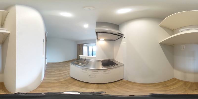パノラマ画像キッチン