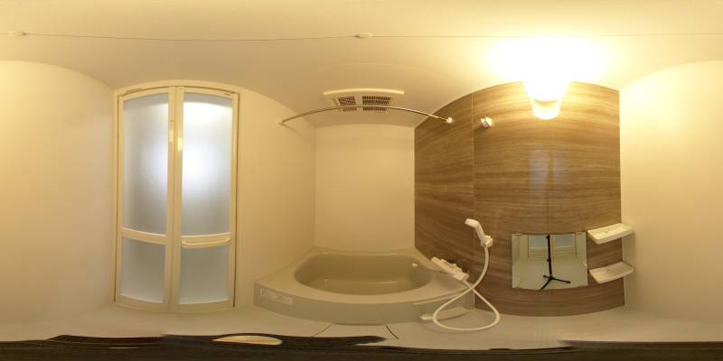 パノラマ画像バスルーム