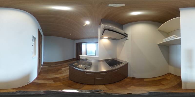 パノラマ画像キッチン