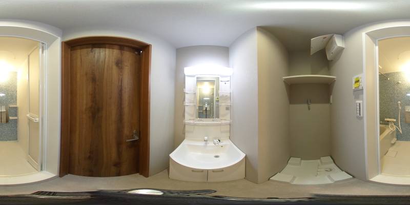 パノラマ画像洗面所