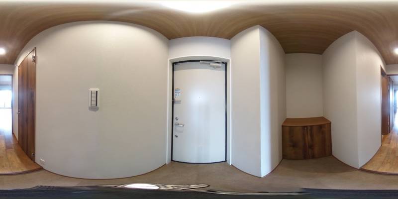 パノラマ画像玄関