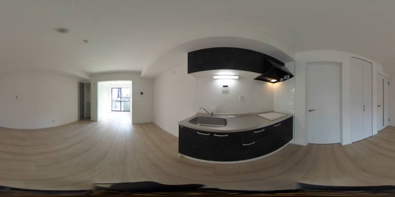 パノラマ画像キッチン