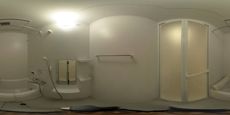 パノラマ画像バスルーム