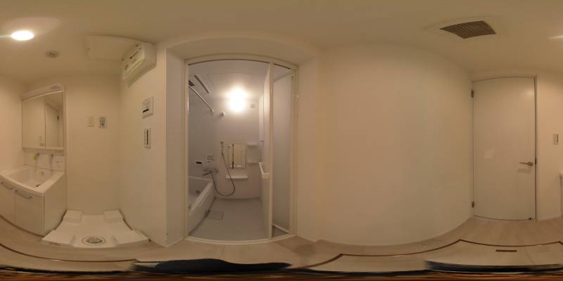 パノラマ画像洗面所