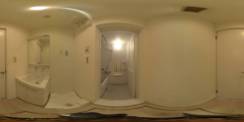 パノラマ画像洗面所