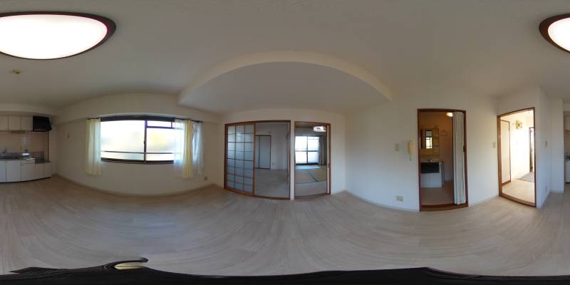 パノラマ画像リビング