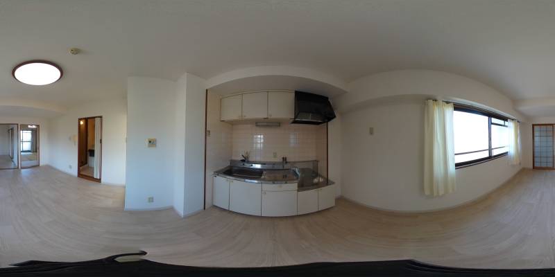 パノラマ画像キッチン