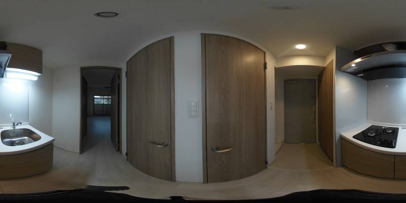 パノラマ画像キッチン