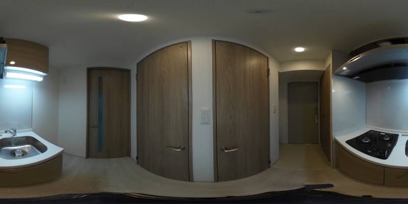 パノラマ画像キッチン