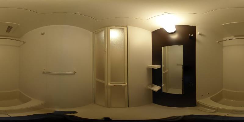 パノラマ画像バスルーム