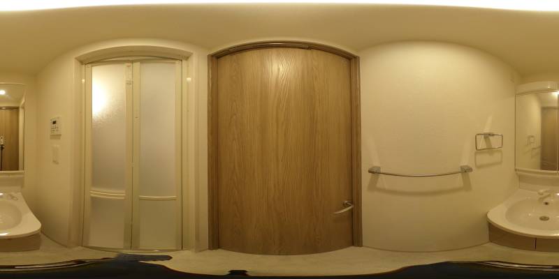 パノラマ画像洗面所