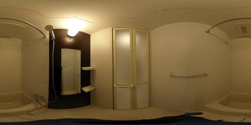 パノラマ画像バスルーム