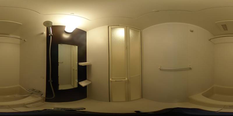 パノラマ画像バスルーム