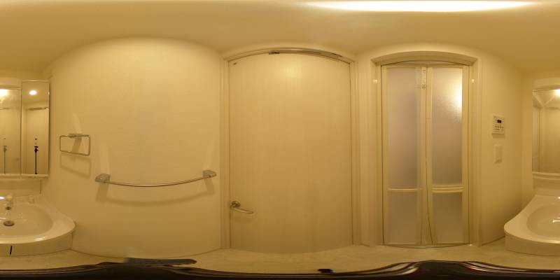 パノラマ画像洗面所