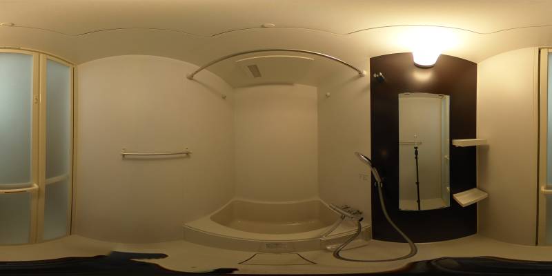 パノラマ画像バスルーム