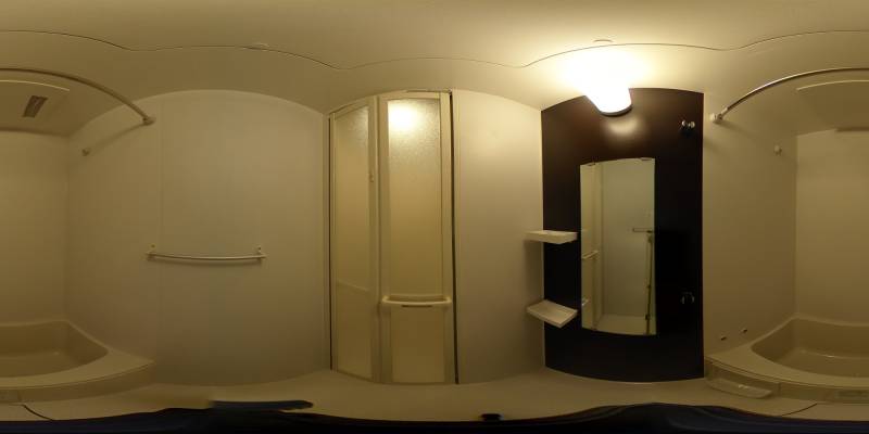 パノラマ画像バスルーム