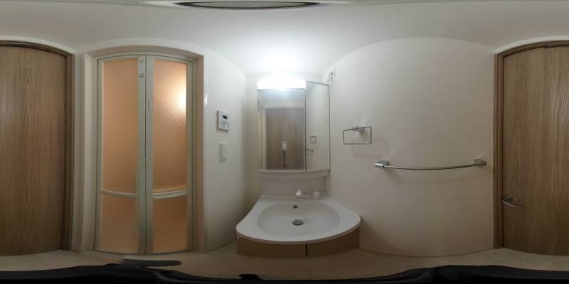 パノラマ画像洗面所