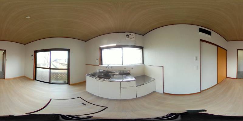 パノラマ画像キッチン