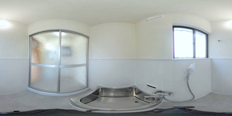 パノラマ画像バスルーム