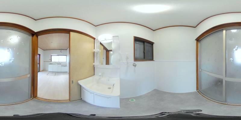 パノラマ画像洗面所