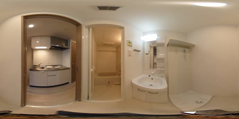 パノラマ画像洗面所