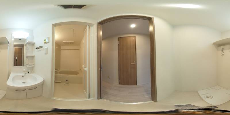 パノラマ画像洗面所