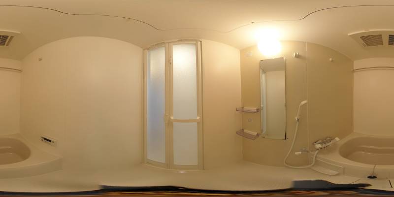 パノラマ画像バスルーム