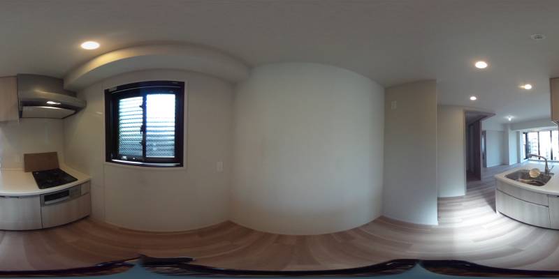 パノラマ画像キッチン