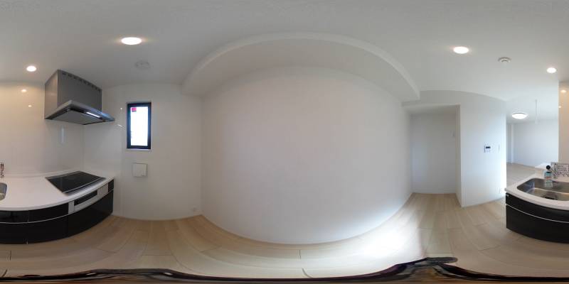 パノラマ画像キッチン