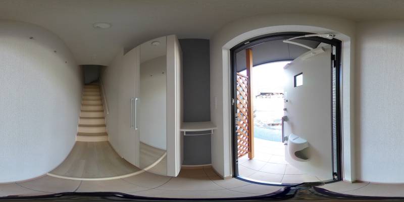 パノラマ画像玄関