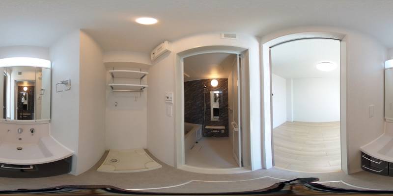 パノラマ画像洗面所