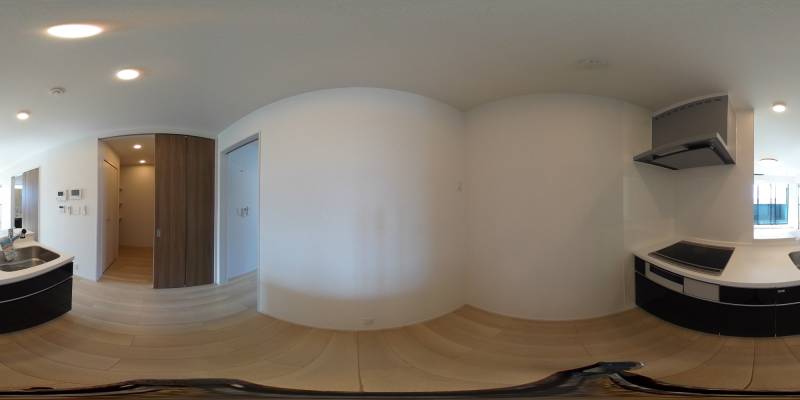 パノラマ画像キッチン