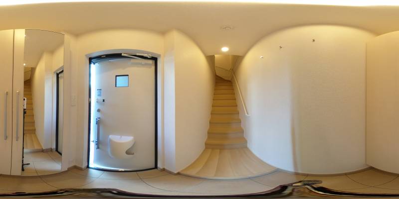 パノラマ画像玄関