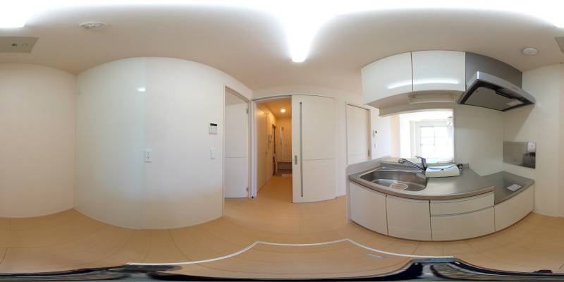 パノラマ画像キッチン
