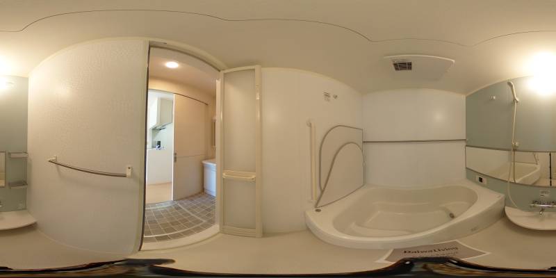 パノラマ画像バスルーム