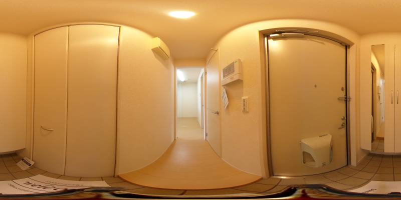 パノラマ画像玄関