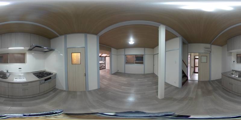 パノラマ画像キッチン