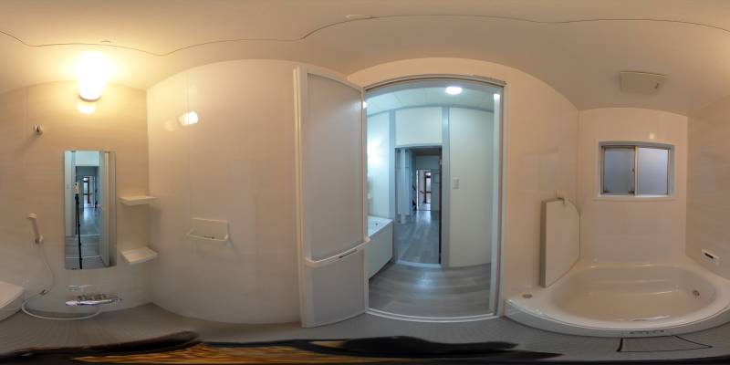 パノラマ画像バスルーム