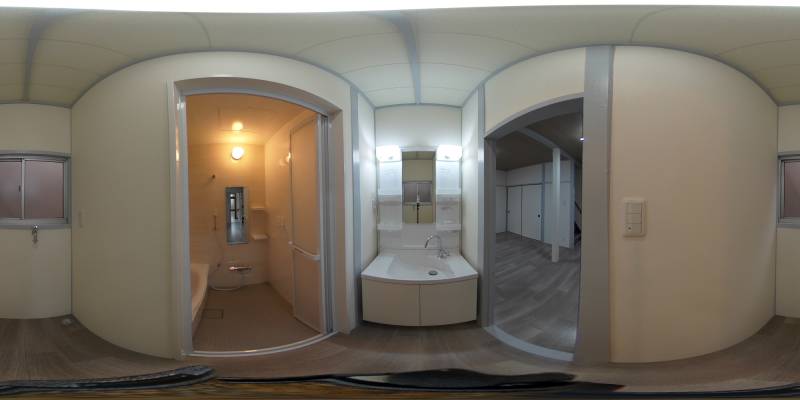 パノラマ画像洗面所