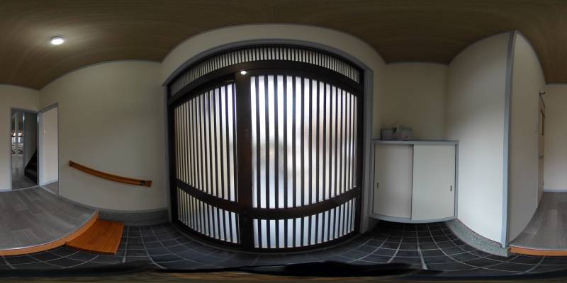 パノラマ画像玄関