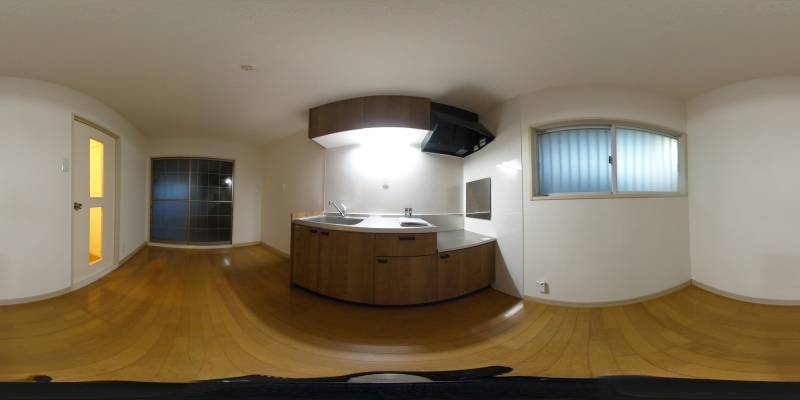 パノラマ画像キッチン