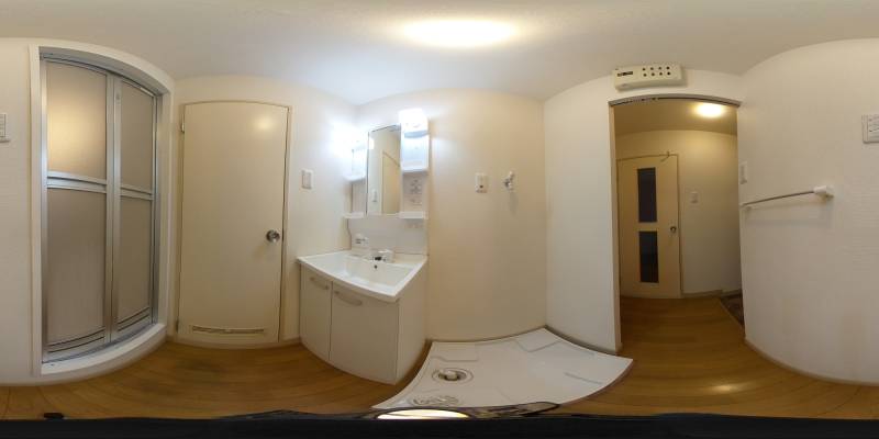 パノラマ画像洗面所