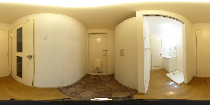 パノラマ画像玄関