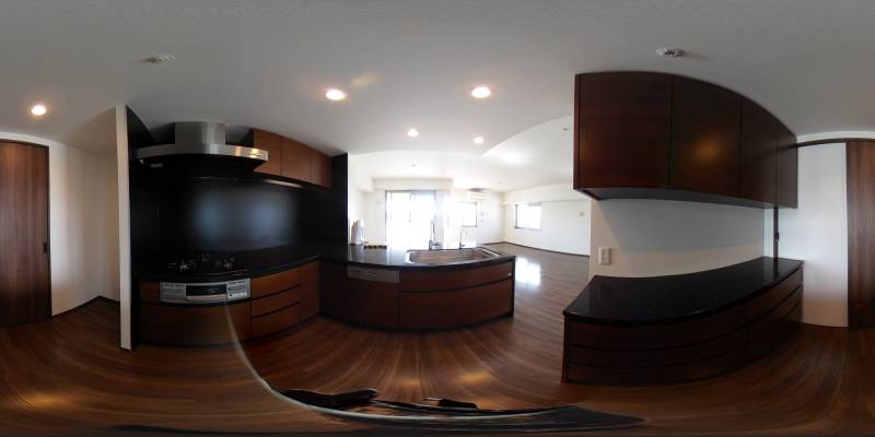 パノラマ画像キッチン