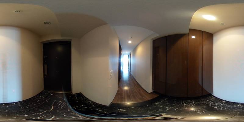 パノラマ画像玄関