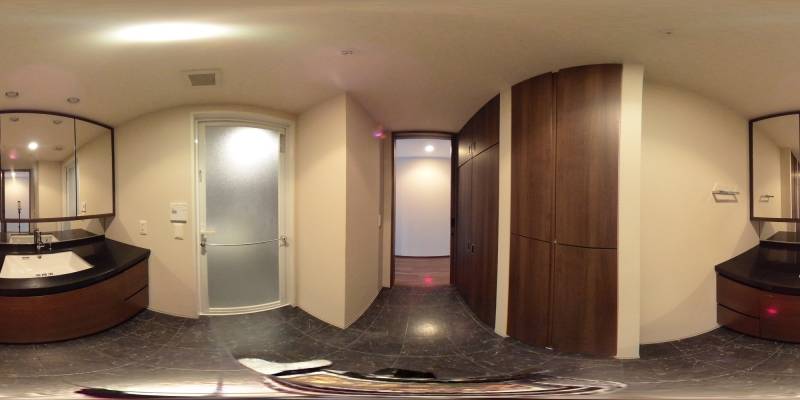 パノラマ画像洗面所