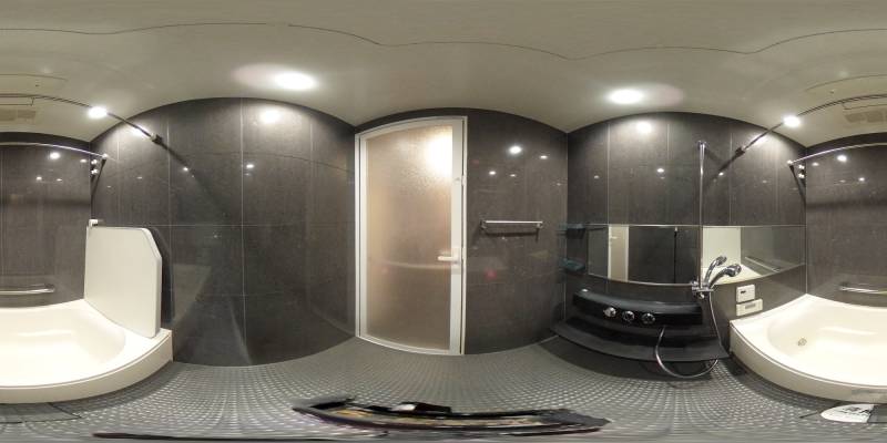 パノラマ画像バスルーム