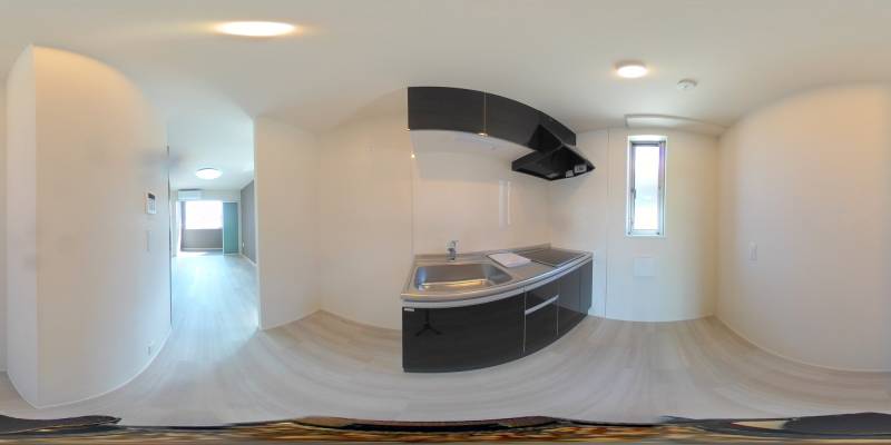 パノラマ画像キッチン